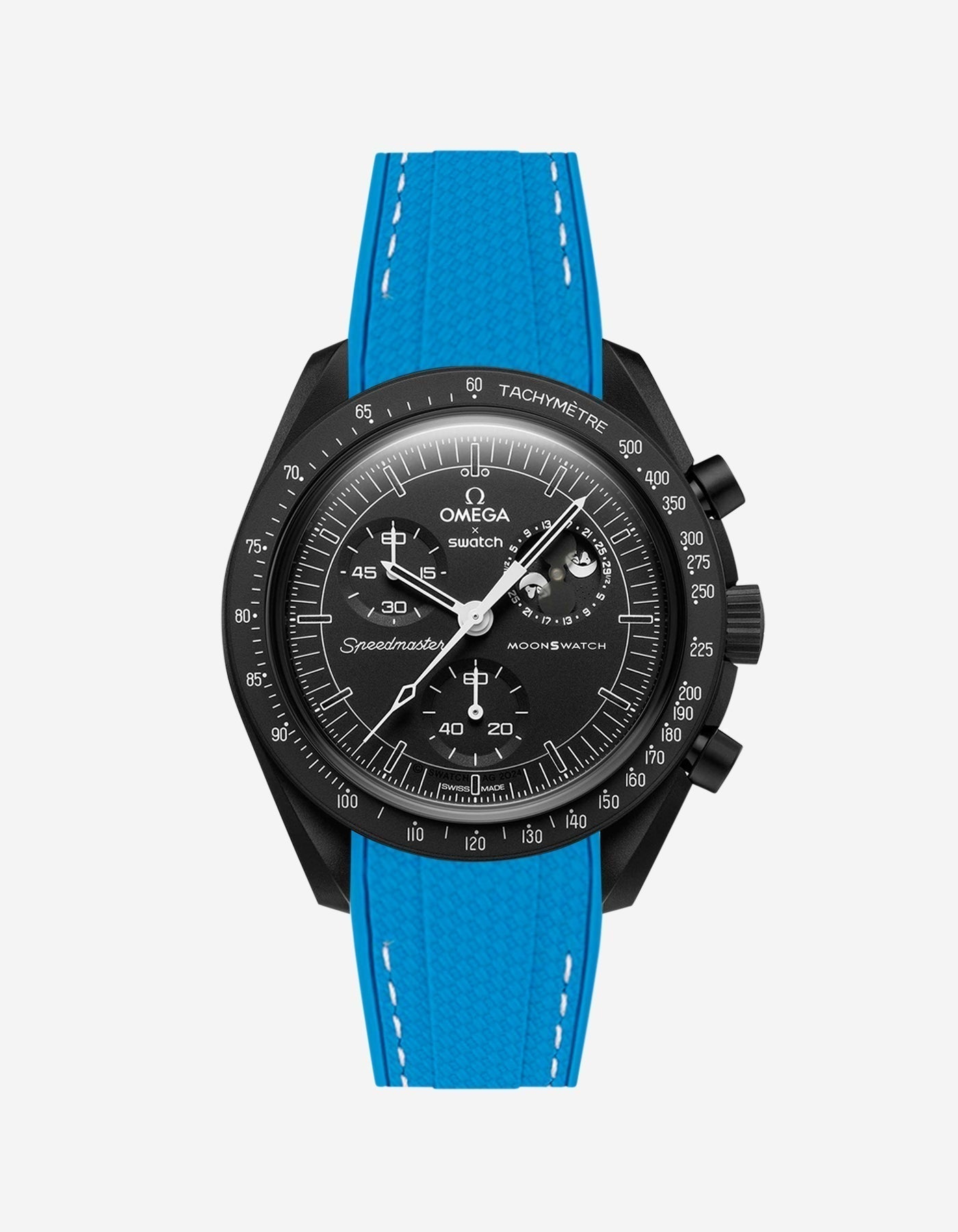 MoonSwatch Mission for The Moonphase - New Moon (Rubber Strap)