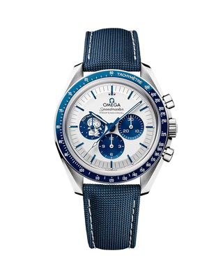 Rubber Strap Blue Nylon fabric bracelet