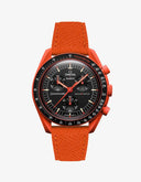 Mission to Earth - Lava (Leather Strap) - OM Luxury