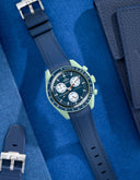 Curved Vertech Rubber Strap - Blue - OM Luxury