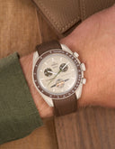 Curved Vertech Rubber Strap - Brown - OM Luxury