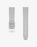 Curved Vertech Rubber Strap - Grey - OM Luxury