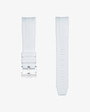 Curved Rubber Strap - White - OM Luxury