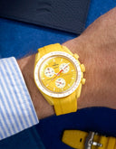 Curved Rubber Strap - Yellow - OM Luxury