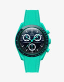 MoonSwatch Mission On Earth Watch - Polar Lights (Rubber Strap) - OM Luxury
